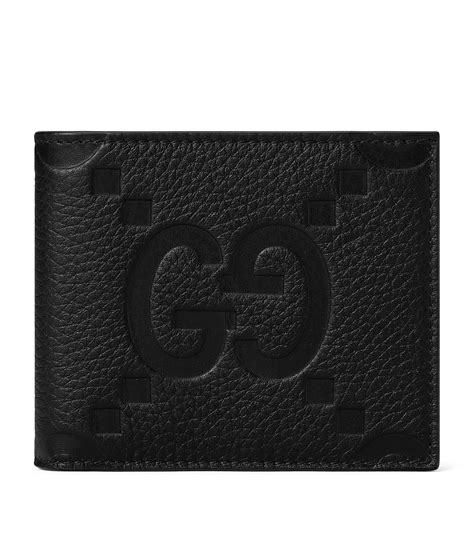 gucci bifold wallet gg nylon black|Gucci wallet bifold men authentic.